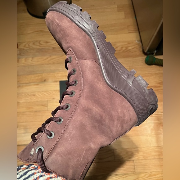 Yeezy Oxblood/Purple Nubuck Suede Combat Boot Season 6 Size 42 (8.5 Mens) - Picture 4 of 10
